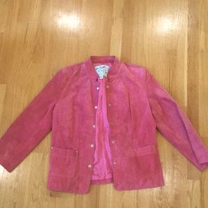 Pink Suede Jacket